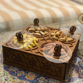 جعبه پذیرایی مدل چوبی نفیس