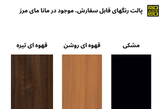 زیرلیوانی طرح فنجان کد CO104 بسته 6 عددی